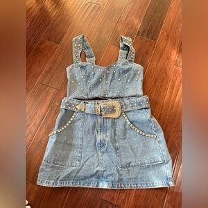 Show me your mumu denim shania set